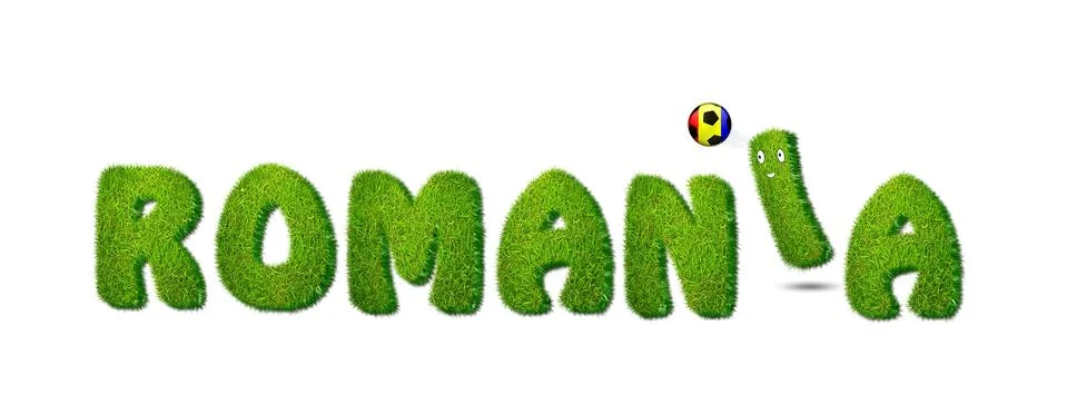 Romania soccer. Stock Illustration