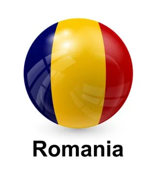 Romania state flag Stock Illustration