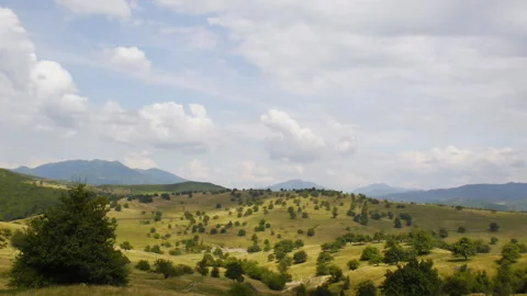 Romania timelapse over a field 02 Stock Footage 151250164