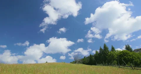 Romania timelapse over a field 04 Stock Footage 151250635