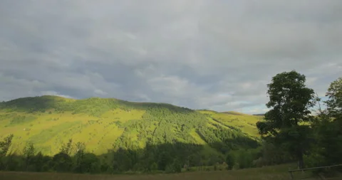 Romania timelapse over a field Stock Footage 151250663
