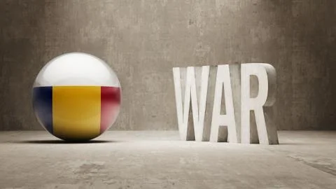 Romania. War Concept. Stock Illustration