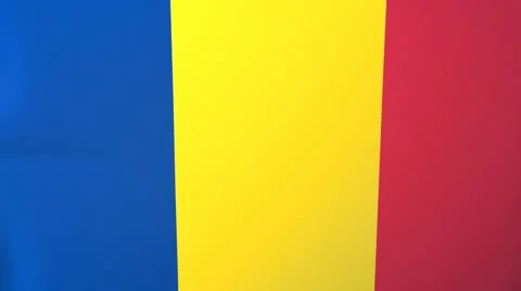Romania Waving Flag Stock Footage 10762375