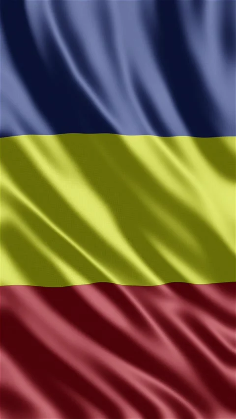 Romania waving flag Stock-Footage 288004497