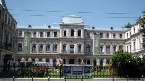 Romanian Architecture Stock Footage 25041780