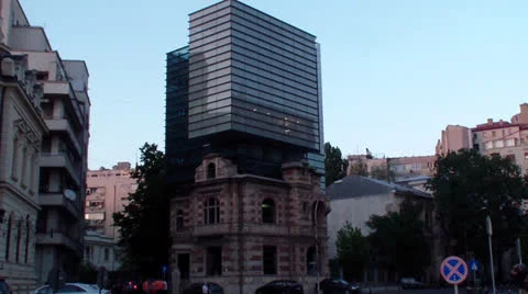 Romanian Architecture Stock Footage 25048552