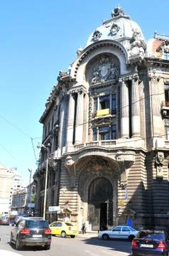 Romanian architecture Stock Photos