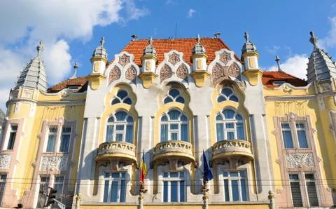 Romanian architecture Stock Photos
