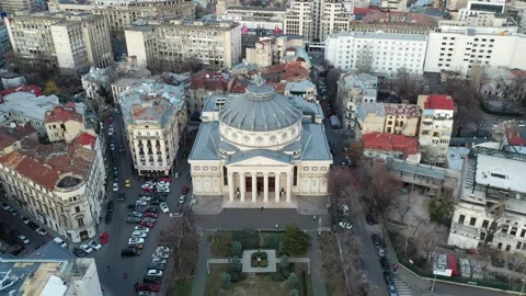 Romanian Athenaeum Stock Footage 260551707