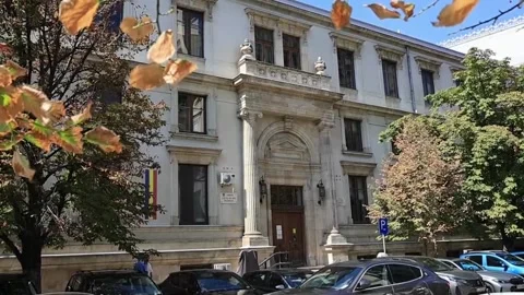 Romanian authorities bring Swedish rapper Haval Khalil before judge for extradit Stock Footage 344688271