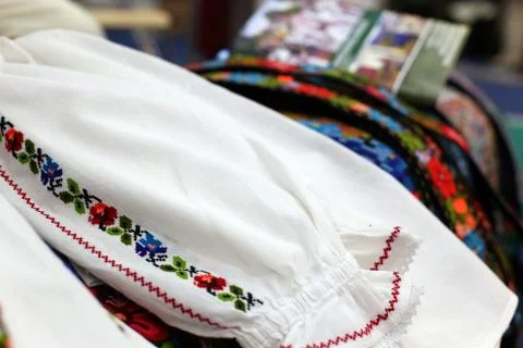 Romanian clothes Foto stock