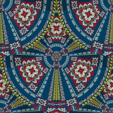 Romanian embroidery seamless pattern vector design 스톡 일러스트