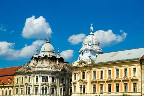 Romanian facade Foto stock