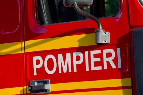 Romanian firefighter Stock Photos
