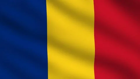 Romanian flag Stock Illustration