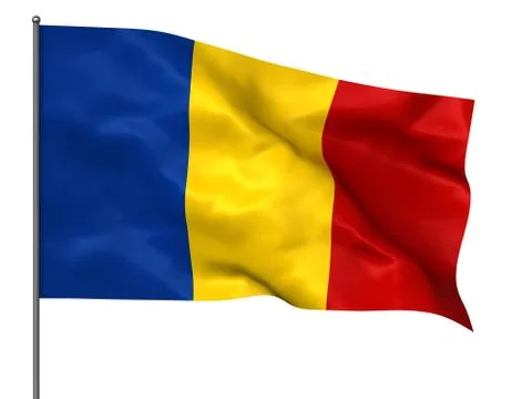 Romanian flag Stock Illustration