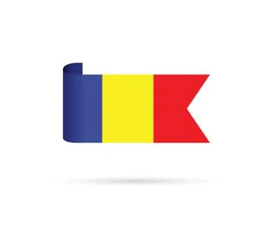 Romanian flag イラスト素材
