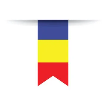 Romanian flag Stock Illustration