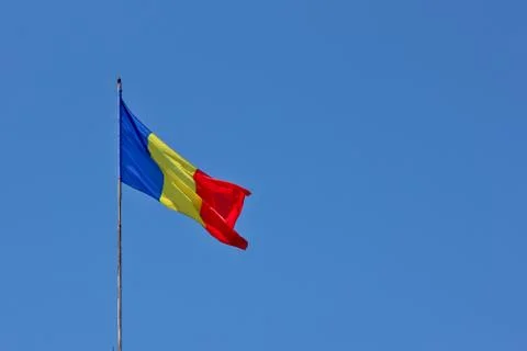 Romanian flag Stock Photos