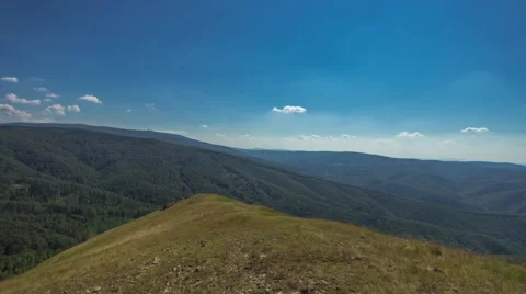 Romanian landscape from mountain Stock Footage 43360752