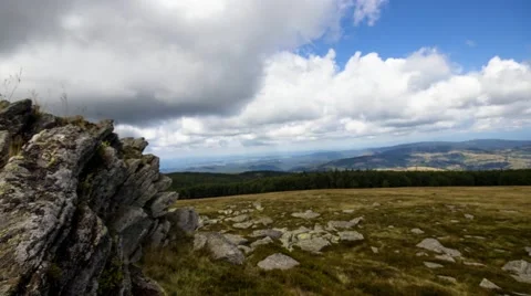Romanian landscape with rocks Stock Footage 43360801