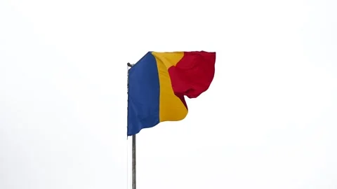 Romanian national flag Stock Footage 322073852