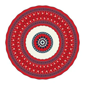 Romanian round design element 35 Romanian round design element, vector ill... Foto stock
