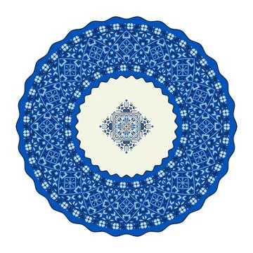 Romanian round design element  Illustrazione stock