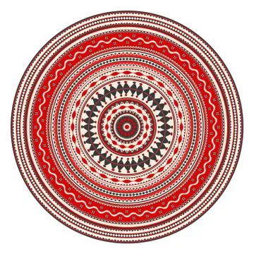 Romanian round element 2 Stock Illustration