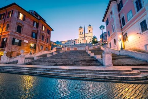 Romanian Spanish Steps Stock Photos