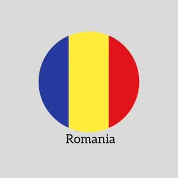 Romanian state flag Ilustración de archivo