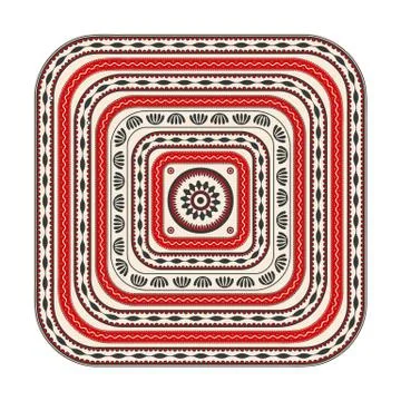 Romanian tile Stock Illustration