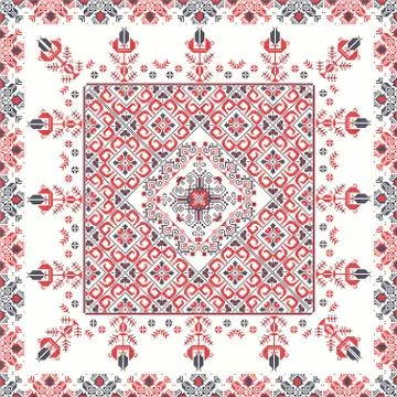 Romanian traditional pattern  Stock Illustration