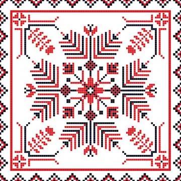 Romanian traditional pattern  Illustrazione stock