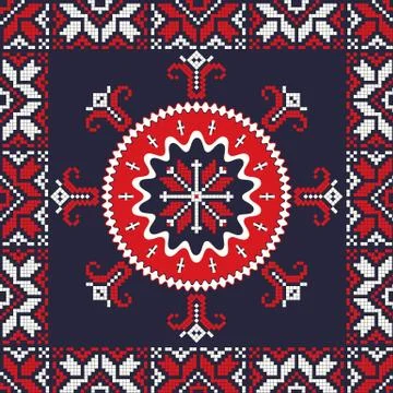 Romanian traditional pattern  Illustrazione stock