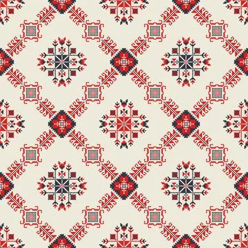 Romanian traditional pattern 스톡 일러스트