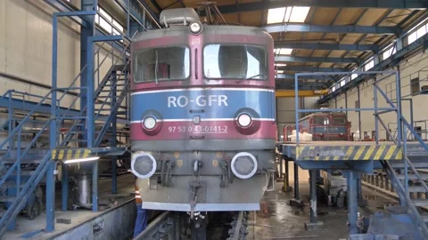 Romanian Train Stock Footage 156811464