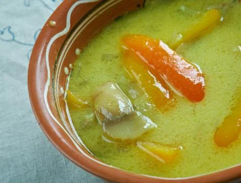 Romanian tripe soup Fotos Stock