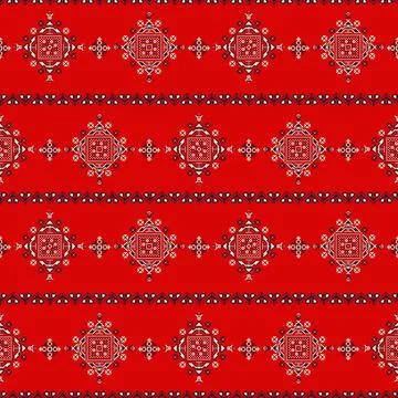 Romanian vector pattern inspired from traditional embroidery Stock Illustration
