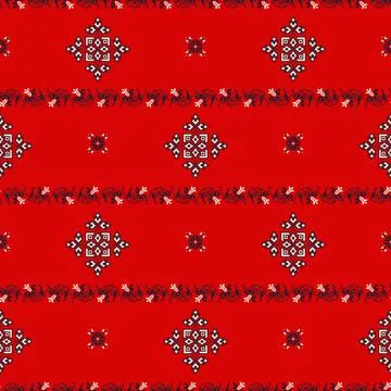 Romanian vector pattern inspired from traditional embroidery Stock Illustration