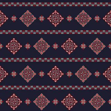 Romanian vector pattern inspired from traditional embroidery Stock Illustration