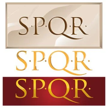 Romans symbol Stockillustratie