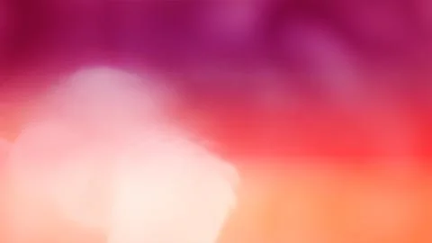 A romantic 3d rendering of rosy, orange and white background in a soft focus  Illustrazione stock