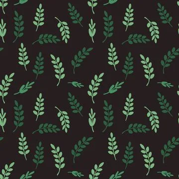 A romantic and elegant floral pattern featuring hand-drawn flowers Stock Illustration
