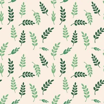 A romantic and elegant floral pattern featuring hand-drawn flowers Stock Illustration