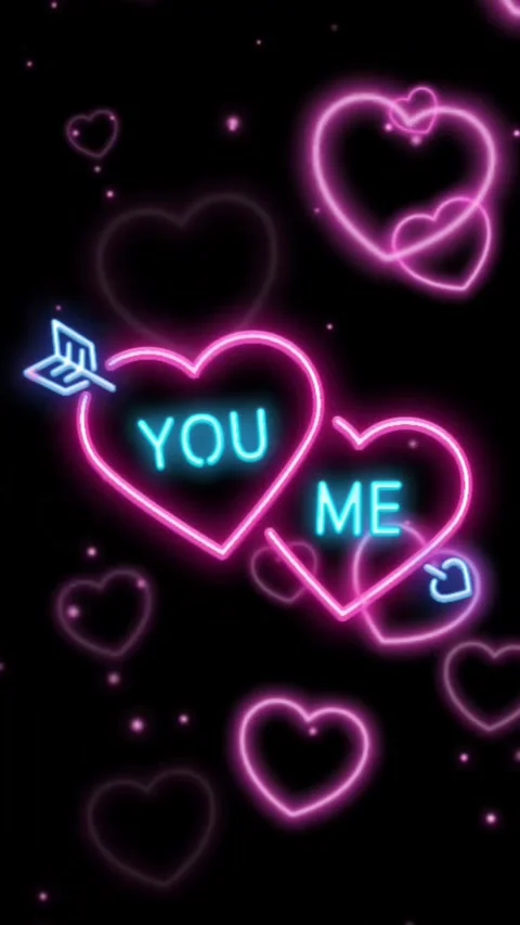 Romantic animations for couple Stock Footage 294436055