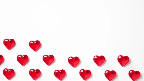 Romantic backdrop to Valentine's Day Stock Footage 147331992