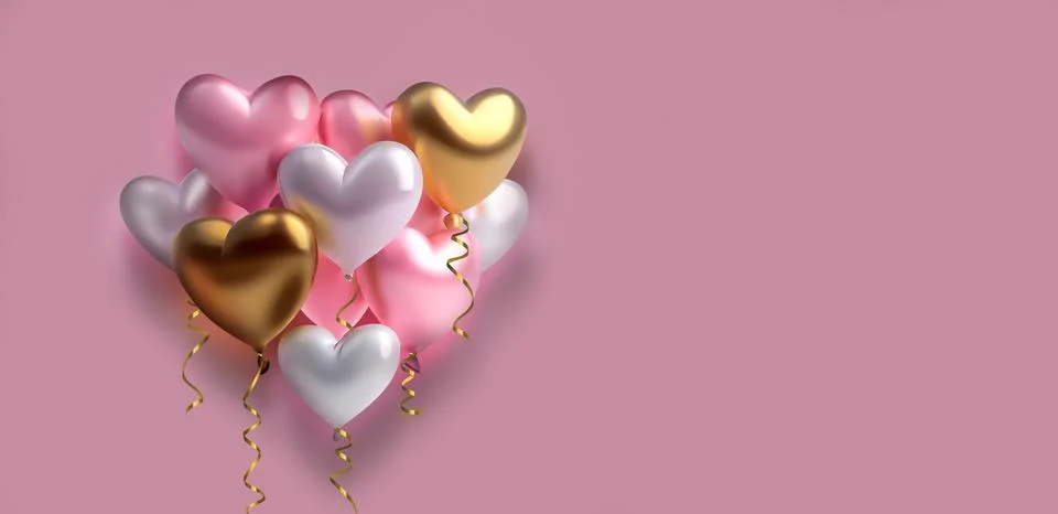 Romantic Background Card Stock Illustration
