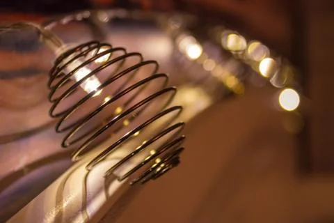 Romantic background, evening lighting. Stock Photos