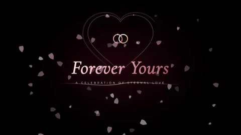 Romantic background featuring scattered petals in a heart shape Stock Footage 344584883